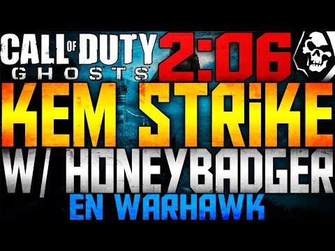 CoD GHOSTS: *SOLO* KEM RAPIDA en 2:06 minutos (126 segundos) con Honey Badger