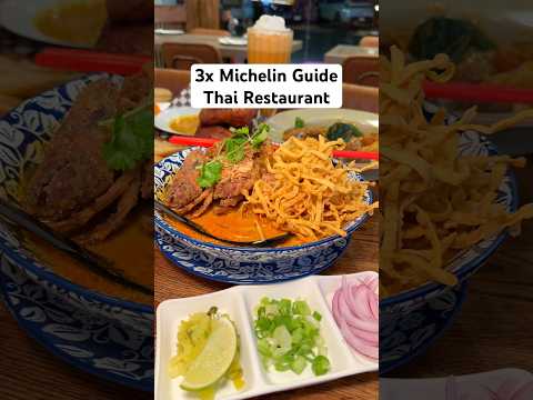 Thai restaurant that’s been on the Michelin guide 3 YEARS in a row 😋 #losangeles #foodie #thaifood