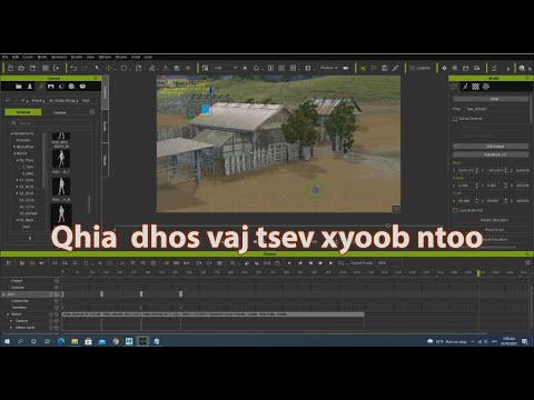 Qhia cartoon 3D ua lub teb chaws iclone 7.9 create terrain