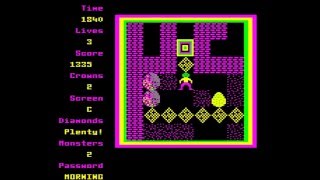 Repton 3 on the Acorn Electron - Screen C