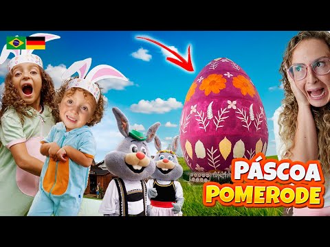 WE FOUND THE LARGEST EASTER EGG IN THE WORLD IN POMERODE - BELLA AND LUCCA FAMILY SHOW