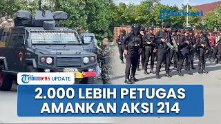 Aksi Demo 214 Samarinda, Ribuan Personel Gabungan hingga Kendaraan Taktis Disiagakan