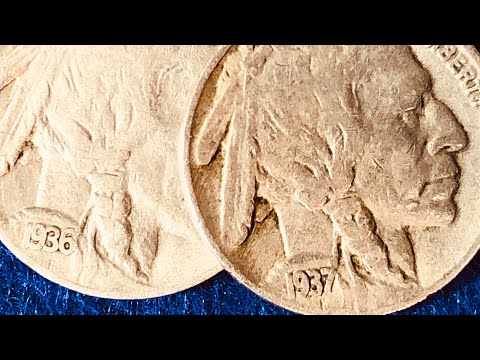 Value Of 1936 & 1937 Indian Head (Buffalo) Nickels
