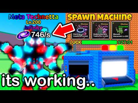 GLITCHED SPAWN MACHINE RECIPE For GALAXY BRAINROTS in Escape Tsunami For Brainrots