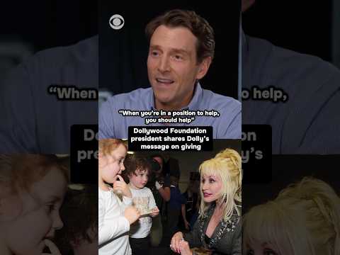 Dollywood Foundation president shares Dolly's message on giving #shorts