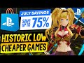 Awesome HISTORIC LOW PRICES PSN July Savings Sale PS5 PS4 Game Deals Great Games MUCH CHEAPER