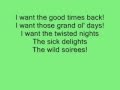 The Little Mermaid I Want The Good Times Back With Lyrics