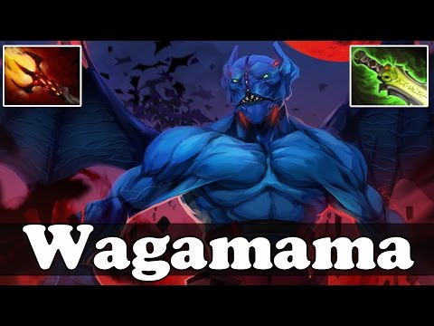 Wagamama 8100 MMR Plays Night Stalker with Dagon and Ethereal blade - Dota 2