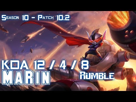 MaRin RUMBLE vs IRELIA Top - Patch 10.2 KR Ranked