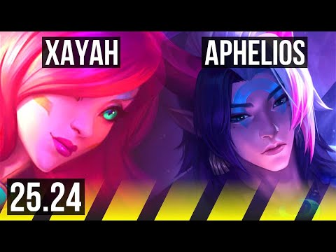 XAYAH & Taric vs APHELIOS & Zilean (ADC) | KR Master | 25.24