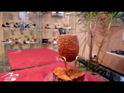 Pipa in radica bent fatta a mano - www.paronellipipe.it