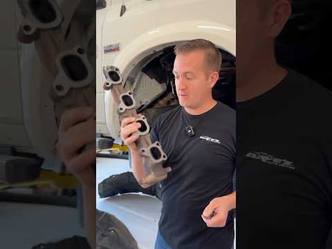Resolving common Hemi exhaust manifold leak with this BD Power manifold upgrade