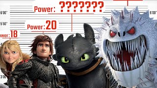 🐉 HTTYD: Dragon Power Comparison | Satisfying Size & Strength! #DragonPower #SatisfyingComparison