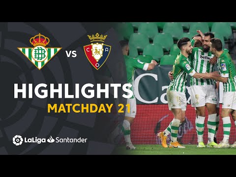 Highlights Real Betis vs CA Osasuna (1-0)