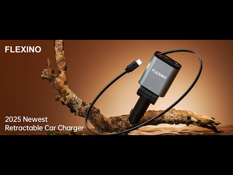 Flexino Ultra Slim Retractable Car Charger