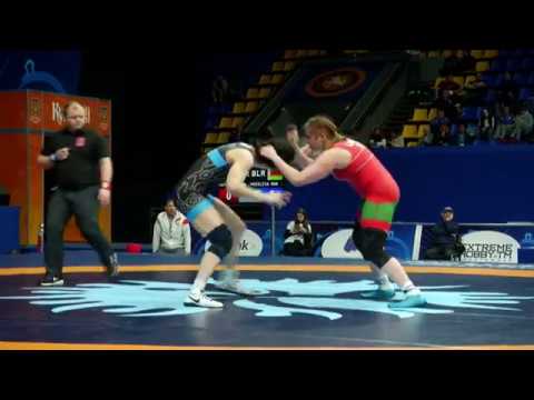 WW 76 kg NATALLIA LANKO (BLR) - VASILISA MARZALIUK (BLR)
