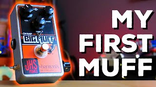 Video thumbnail for MY FIRST MUFF! JHS Pedals Pumpkin Patch Mod EHX Op-Amp Big Muff (Demo) by Jackson Brooksby