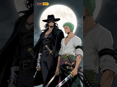 Zorro vs Zoro ⚔️ Who’s the Real Sword Master?! #Shorts