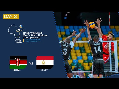 EGYPT VS KENYA CAVB Volleyball Men's Africa Nations Championship DAY 2  -   | 08.09.2021