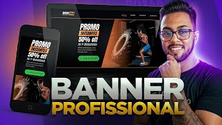 Como BANNER PROFISSIONAL para sites [Tutorial Completo e Gratuito]