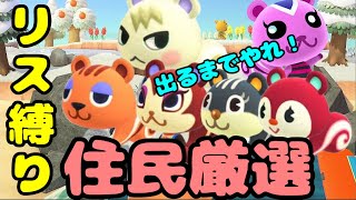 【住民厳選】リス縛りの離島ガチャ！可愛いキャラだけしか出ない時間帯は存在する？【あつまれどうぶつの森】【あつ森】