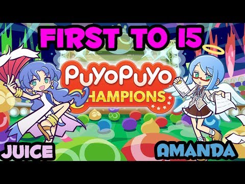 Puyo Puyo Champions-Juice (Rulue) vs Amanda (Ciel) FT15