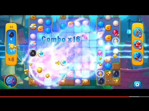 Fishdom Gameplay Stage 42 to Stage 43 - Atlantis Cup - Hard Level