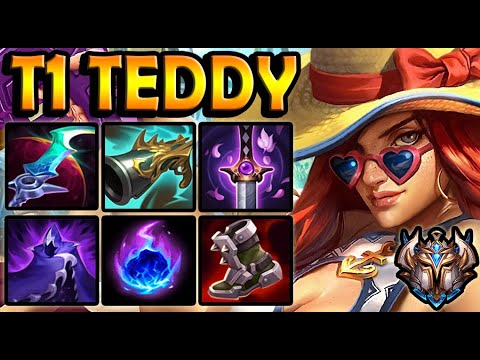 T1 Teddy MISS FORTUNE ADC vs JHIN - Patch 10.25 Korea Challenger ✅