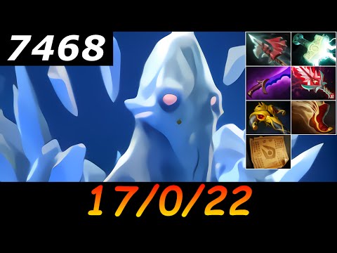 Dota 2 Ancient Apparition 7468 MMR 17/0/22 (Kills/Deaths/Assists) Ranked Full Gameplay