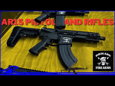 Brigade AR15 RIfles and Pistols. A touch of both!