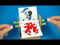MOONDROP ART PAPER CRAFT TO TRY FNAF SECURITY BREACH 1 Minute Challenge