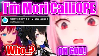 Everyone When Calli Mispronounces Her Own Name on the Official Channel: 【Hololive EN】