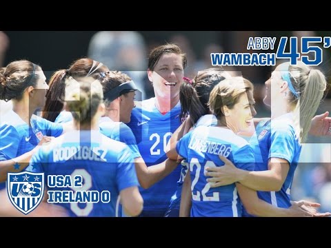 WNT vs. Republic of Ireland: Abby Wambach Second Goal - May 10, 2015
