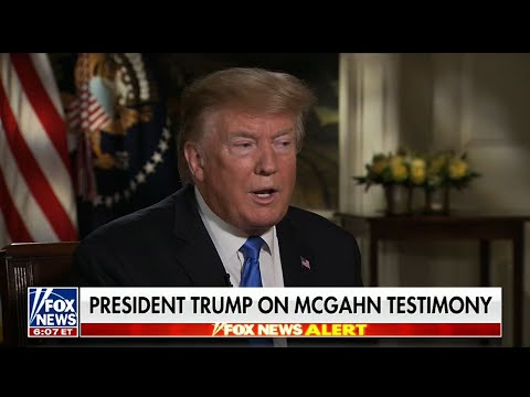 President Trump signaled that he would not allow former White House counsel Don McGahn to testify before Congress. An interview with Trump aired on Fox News Channel's Special Report with Bret Baier and Fox News @Night with Shannon Bream. (May 3)