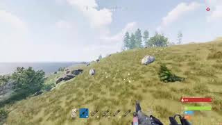 [Rust]AIM良くするためにpvpサーバー篭ります