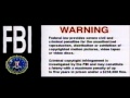Black FBI Copyright Screen