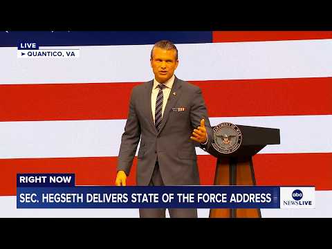 Secretary Hegseth delivers State of the Force address