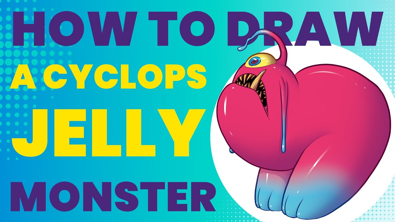 How to Draw a Cyclops Jelly Monster – Wobblops