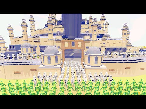 Zombies invaded the Minas Tirith  & Starwars Defend Castle - Totally Accurate Battle Simulator TABS