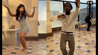 Cardi B Teaches Offset How To Woo Dance Like Pop Smoke