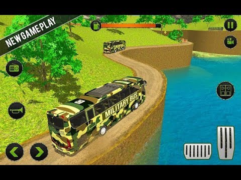 army bus driver 2019 military soldier transporter ; Android gameplay PART1