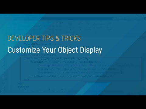 Customize Your Object Display
