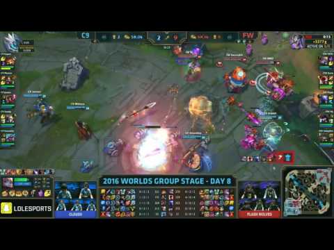 C9 vs FW - Smart Ryze Play - Worlds 2016