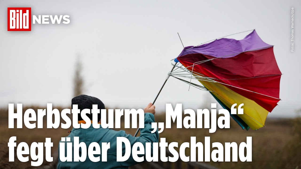 Sturmtief „Manja“ : Nach dem Wetterchaos folgt der goldene Herbst! Bis zu 21 Grad
