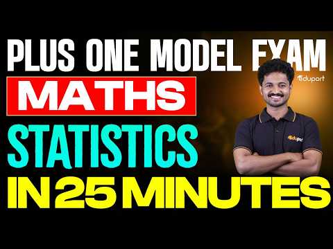 Plus One Maths | Statistics Short Summary | Eduport Plus One
