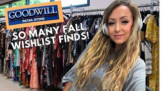 THRIFT WITH ME FOR FALL 2025 | SAN DIEGO GOODWILL | THRIFT HAUL