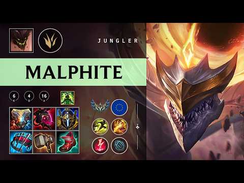 Malphite Jungle vs Ekko - EUW Challenger Patch 26.03