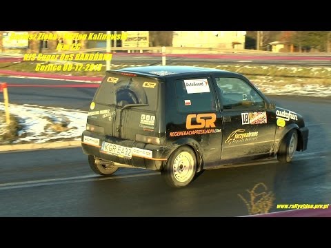 Dariusz Zięba / Adrian Kalinowski - Fiat CC - KJS Super OeS BARBÓRKA - Gorlice 08-12-2013