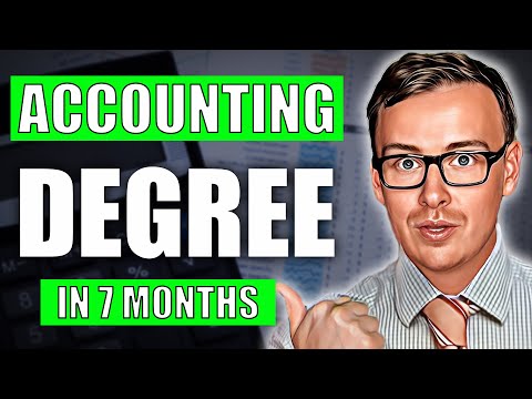 How To Get An Accounting Bachelor's Degree In 7 Months (WGU)