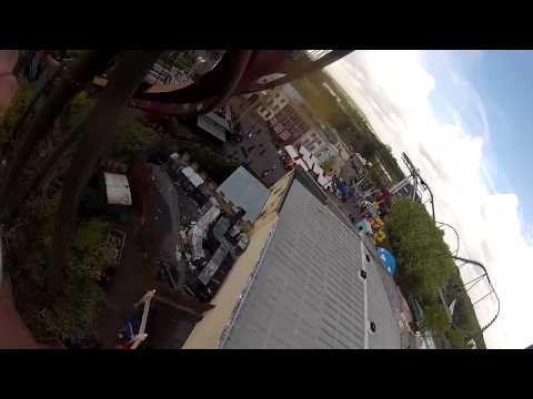 Thorpe Park - Nemesis Inferno front seat on ride POV 1080p wide angle